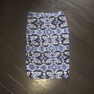 Printed Bodycon Skirt